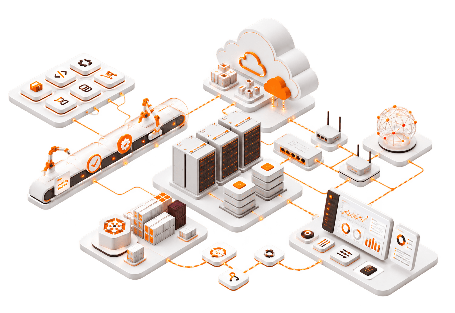 Illustration de l’expertise Infrastructure