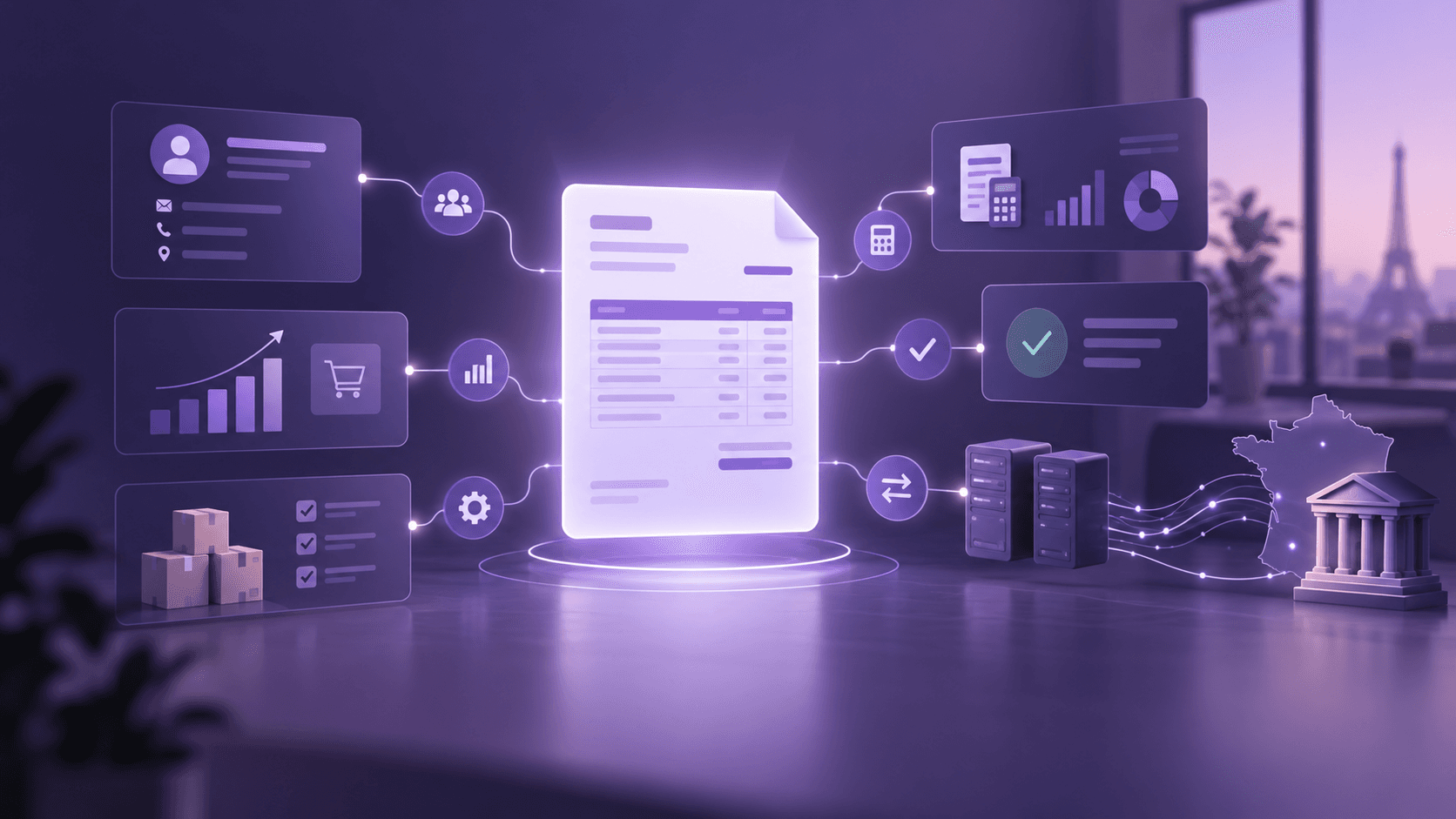 Facturation électronique avec Odoo intégrée aux données et processus de l’entreprise
