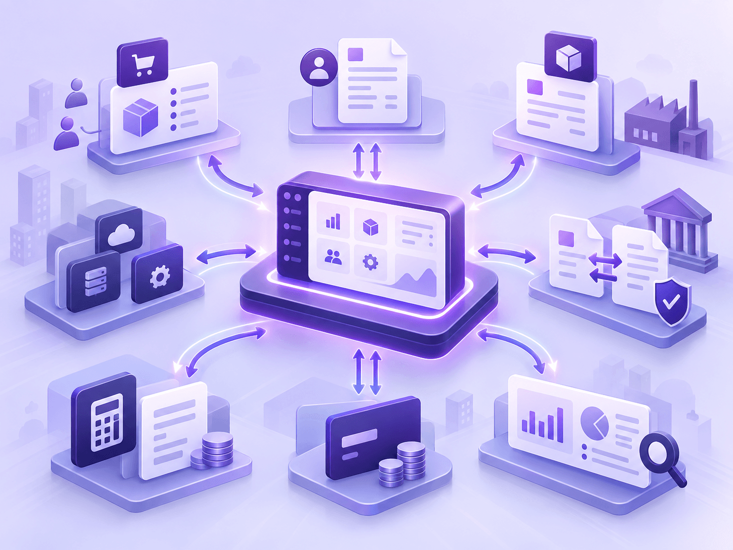 Odoo au centre des ventes, factures clients, factures fournisseurs, comptabilité et paiements