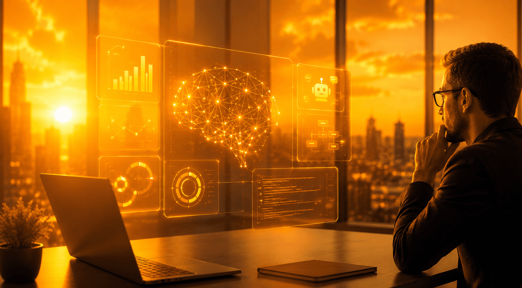 Équipe analysant des automatisations IA en entreprise